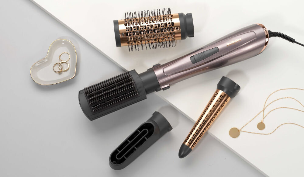 Suszarko-lokówka BABYLISS Air Style 1000 AS136E wygoda profesjonalne efekty funkcja suszenia stylizacji szybko łatwo perfekcyjne fryzury ergonomiczny design różne końcówki przyjemność gładkie włosy efektywne loki 