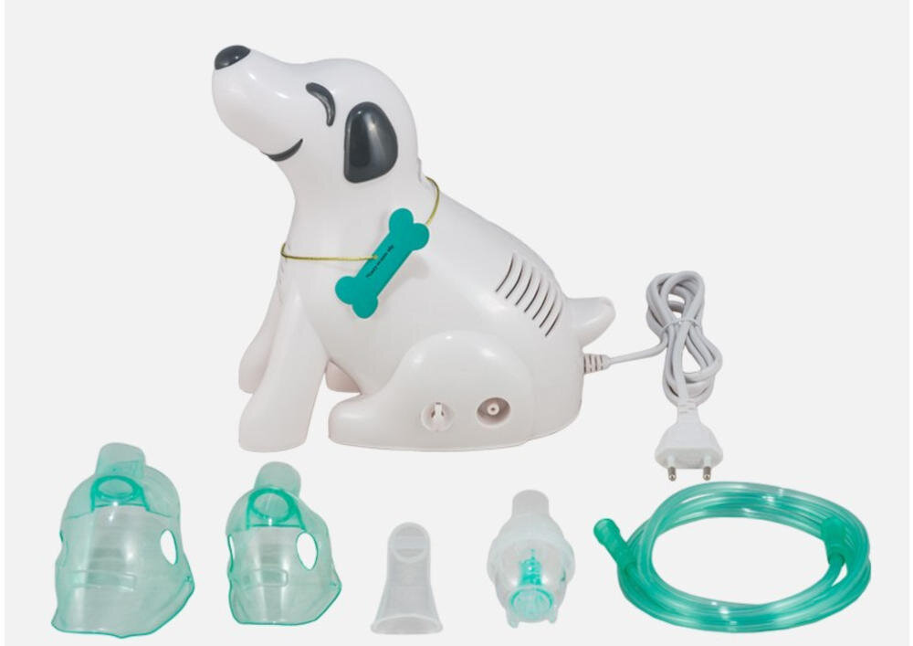 MESMED-MM-500 zestaw urządzenie przewody maska dziecko dorosły ustnik zapasowe filtry instrukcja karta gwarancyjna