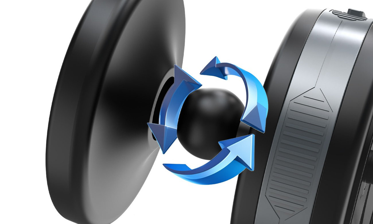 WOZINSKY WUSQ-01 Obrót 360° Solidna budowa - zbliżenie na regulacje 360