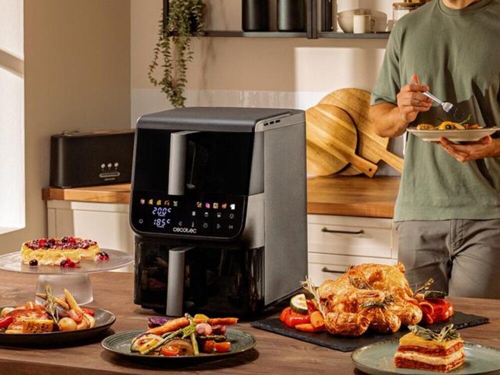 Air Fryer Frytkownica beztłuszczowa Cecotec Cecofry DuoLevel 10000 Window kv początek opisu