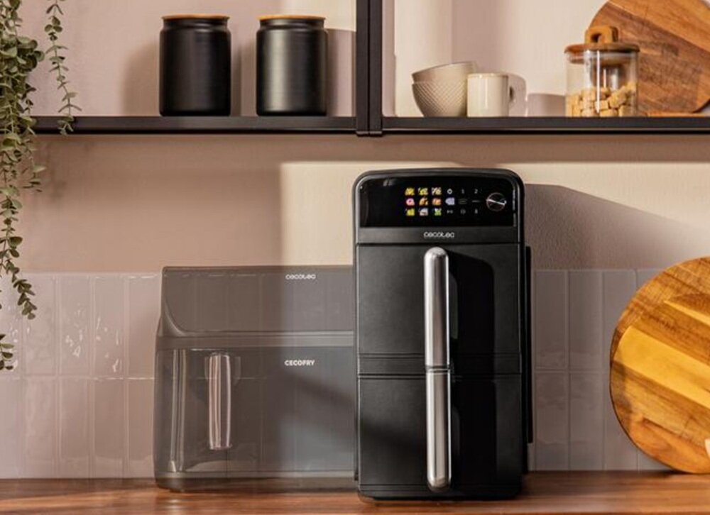 Air Fryer Frytkownica beztłuszczowa Cecotec Cecofry DuoLevel 10000 pionowy system duolevel, dwie misy, jedna nad drugą