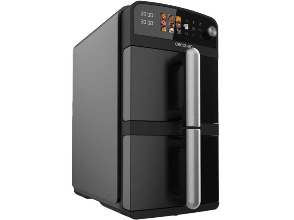 Air Fryer Frytkownica beztłuszczowa Cecotec Cecofry DuoLevel 10000 szeroki zakres temperatur, suszenie, podgrzewanie, smażenie, pieczenie