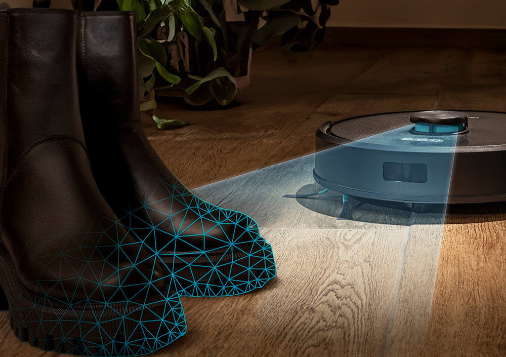 Robot sprzątający CECOTEC CONGA Y50 Precyzyjna nawigacja trafnie rozpoznaje układ pomieszczeń szybkie i przewidywalne porządki kontrola sprzątanie