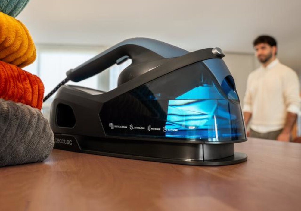 Generator pary CECOTEC IronHero V-2400 Station Moc dla sprawnego działania szybkie nagrzewanie w krótkim czasi Ciągły strumień pary 180 g/min 