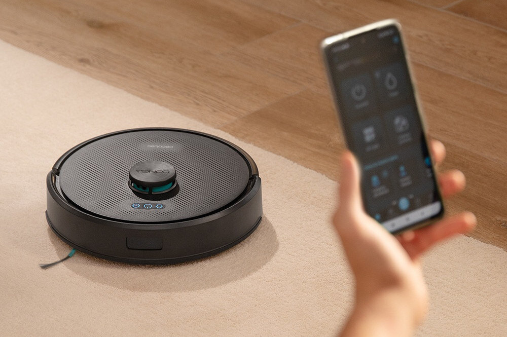 Robot sprzątający CECOTEC Conga Y70 Zarządzanie sprzątaniem zdalnie Aplikacja i łączność Wi-Fi