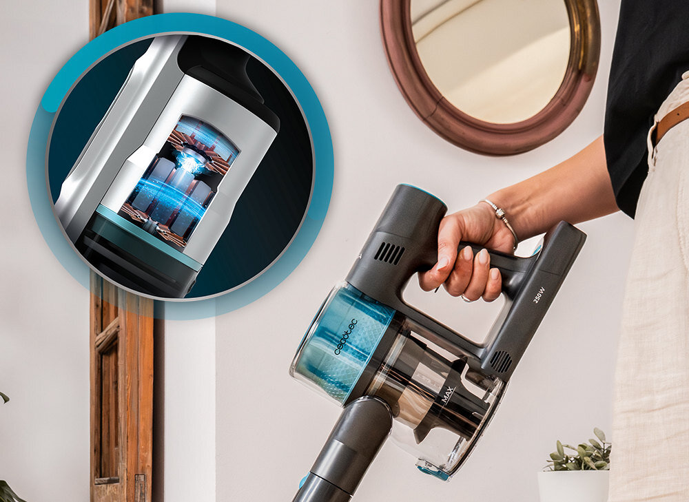 Odkurzacz CECOTEC Rockstar P50 Trwały silnik BLDC moc  sprzątanie różnych powierzchni