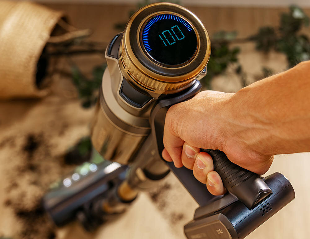 Odkurzacz CECOTEC Rockstar RS90 Pet Flex Długa praca do 65 minut działania akumulator pojemność