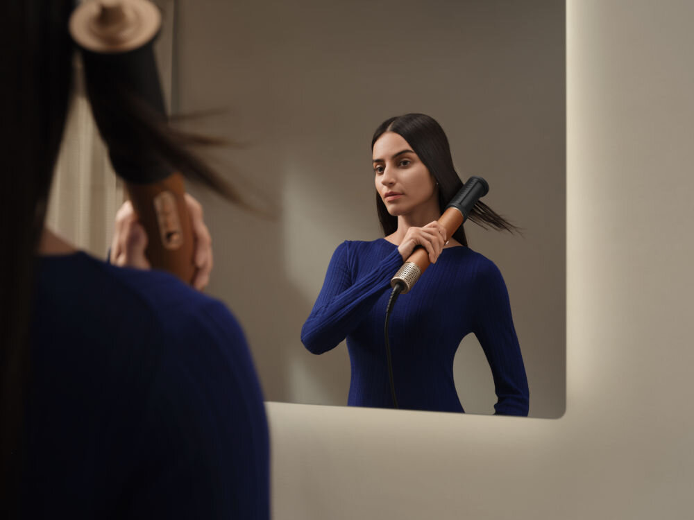 Suszarko-lokówka DREAME Air Styler Pro Złoty 1300W modelka stylizująca włosy zatrzaskowa konstrukcja magnetyczna łatwa wymiana końcówek wiele opcji stylizacji