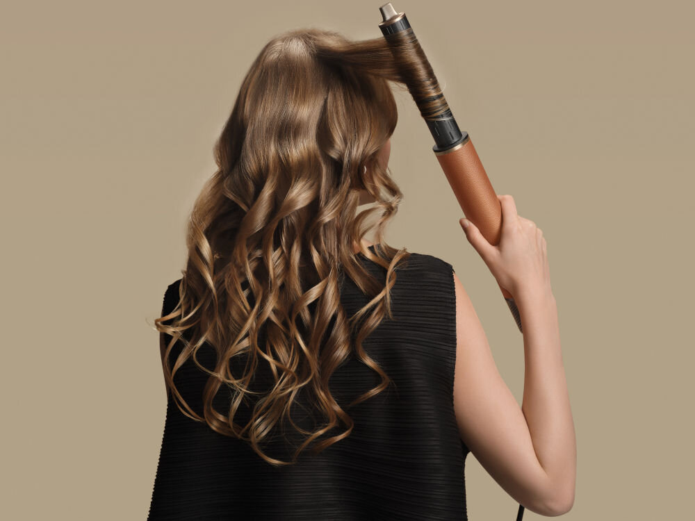 Suszarko-lokówka DREAME Air Styler Pro Złoty 1300W modelka kręcąca loki elastyczny przewód przewód 360 stopni łatwe manewrowanie układanie włosów