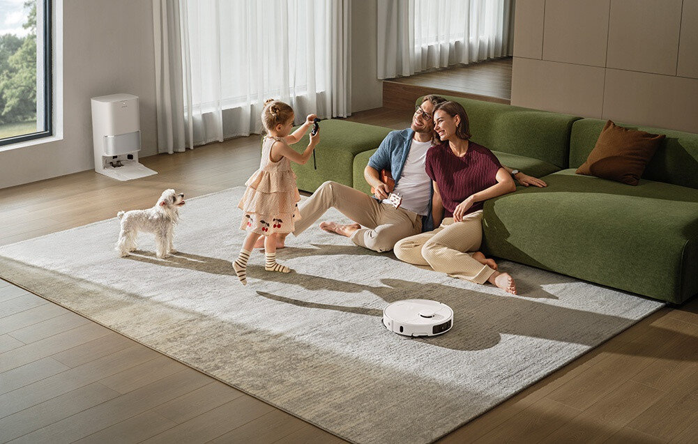 Robot sprzątający DREAME L10s Ultra Gen 3 Biały Dobry do dywanów  funkcja automatycznego unoszenia mopów aż o 10,5 mm chroni dywany przed wilgocią tryb Carpet Boost Intensive Carpet Cleaning 