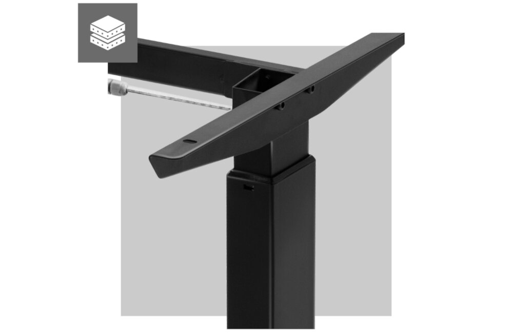 Stelaż biurka MARKADLER Xeno 2.0 stelaż przestrzeń robocza nauka praca gaming panel sterowania LED pamięć ustawień ergonomia silnik szerokość