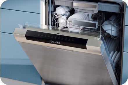 Części airfryera Philips Ovi można myć w zmywarce.