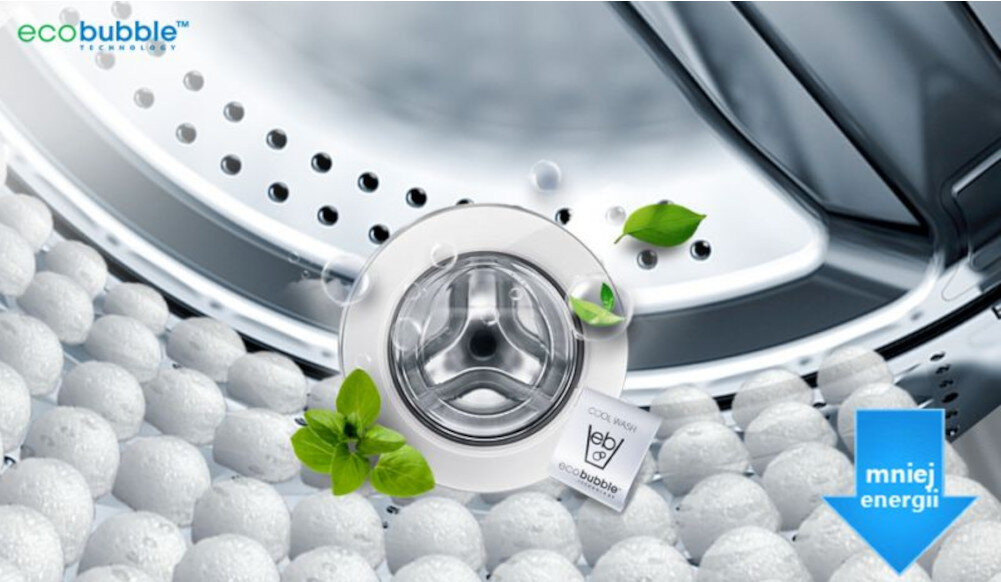 Pralko-suszarka SAMSUNG WD90T654DBH EcoBubble™
