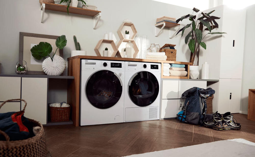 BEKO WUE7512WPBE program sport odziez turystyczna sportowa bęben tarcie wodoodporność przewiewność ubrania