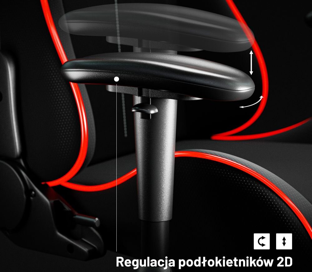 Fotel Diablo CHAIRS X-ST4RTER regulacja podlokietniki 