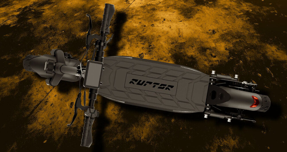 Hulajnoga elektryczna RUPTOR R1 V2 10 80 km 500W 10 Czarny rama slidna aluminiowa wysokie stnadardy bezpieczenstwa i produkcji masywna pancerna duzy poklad antyposlizgowa nawierzchnia nosnosc do 120 kg