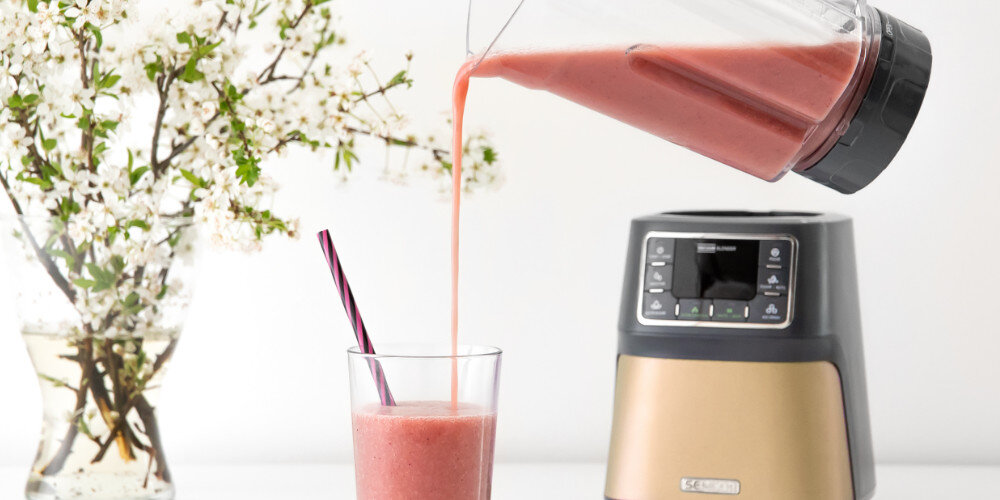 Blender kielichowy SENCOR SBU 7877CH (Sportowy/Próżniowy) + 2 bidony w komplecie moc obrotów 28 000 obr/min zupa