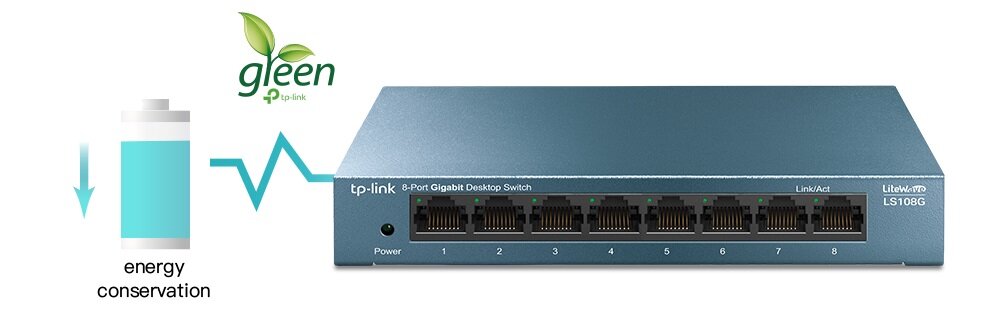 Switch TP-LINK LiteWave LS108G - Ethernet 
