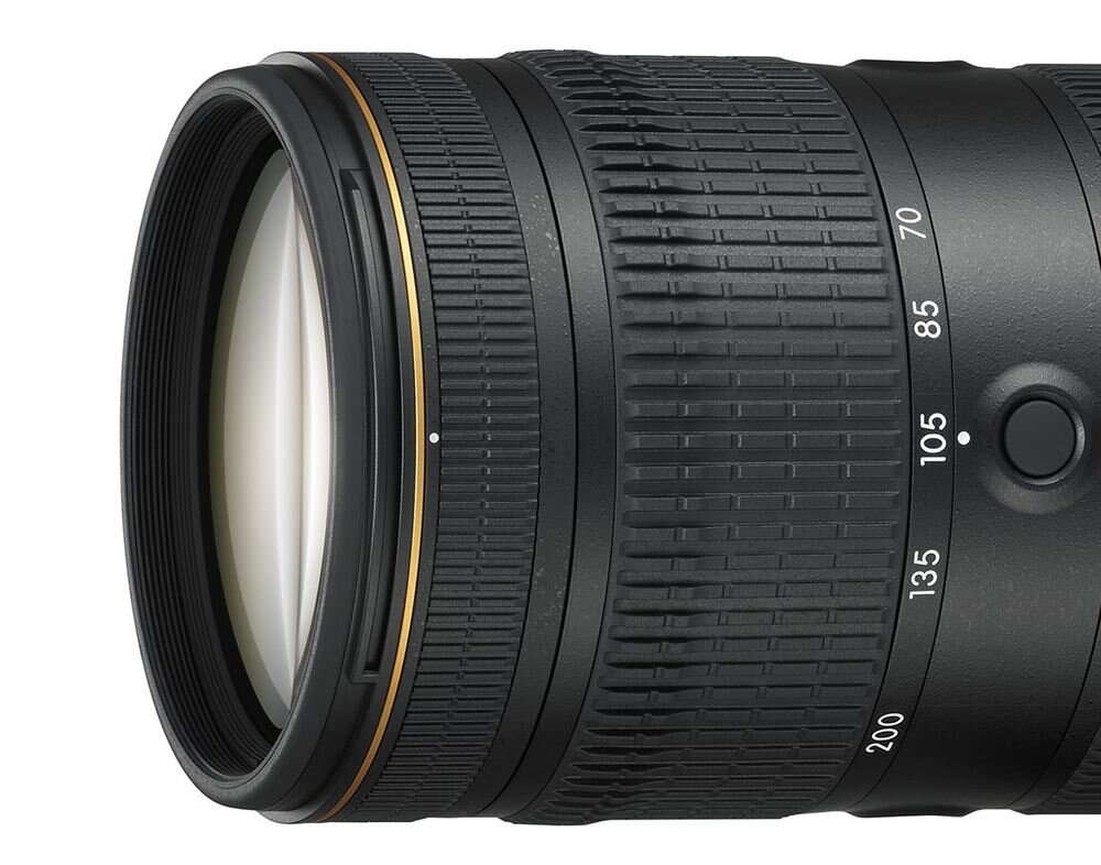 Obiektyw NIKON AF-S Nikkor 70-200 mm F-2.8E FL ED VR  soczewka przednia  