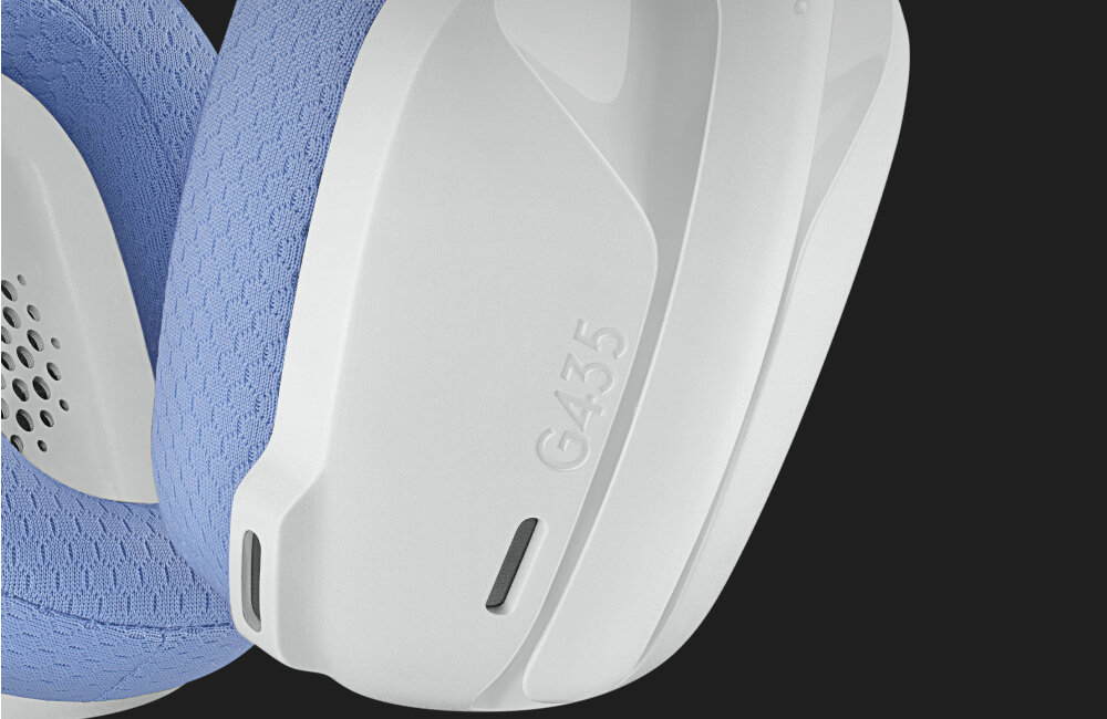 SŁUCHAWKI LOGITECH G435 BIAŁE wbudowany podwójny mikrofon