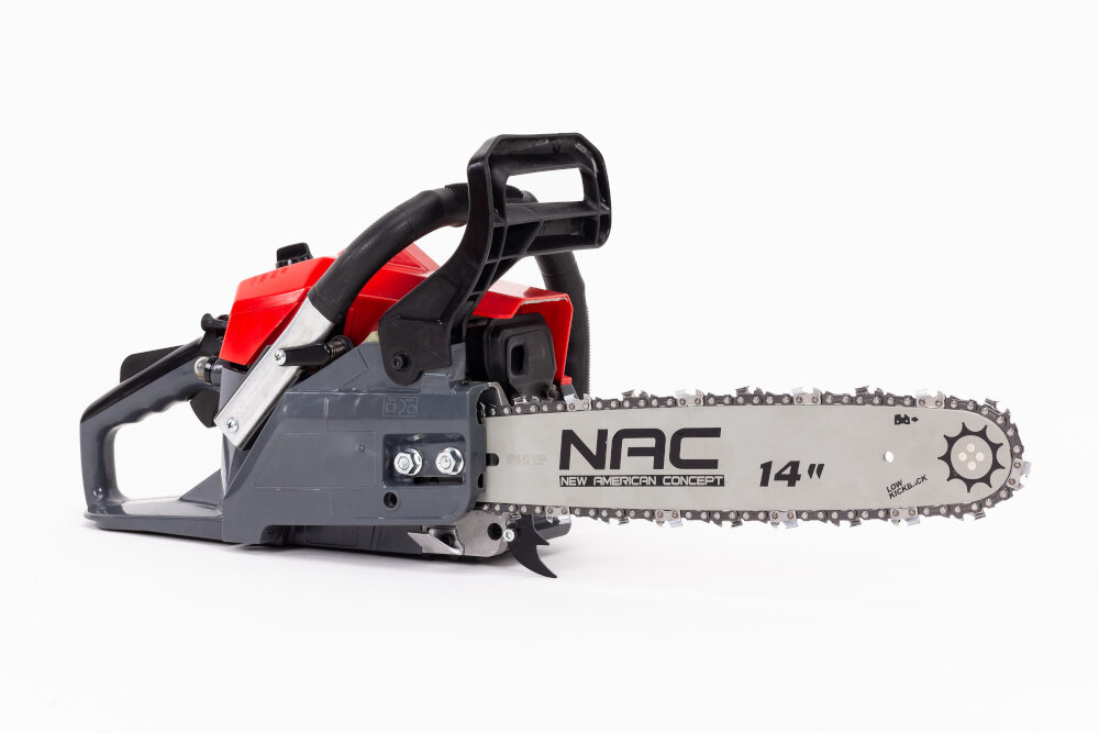 Pilarka spalinowa NAC CST38-35-06AC front bok wyglad