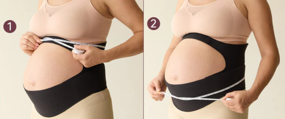 Pas ciążowy MOMCOZY Rozmiar M Czarny Komfortowy materiał Miękki, bezszwowy materiał przyjazny dla skóry nie powoduje otarć przez wiele godzin bez dyskomfortu