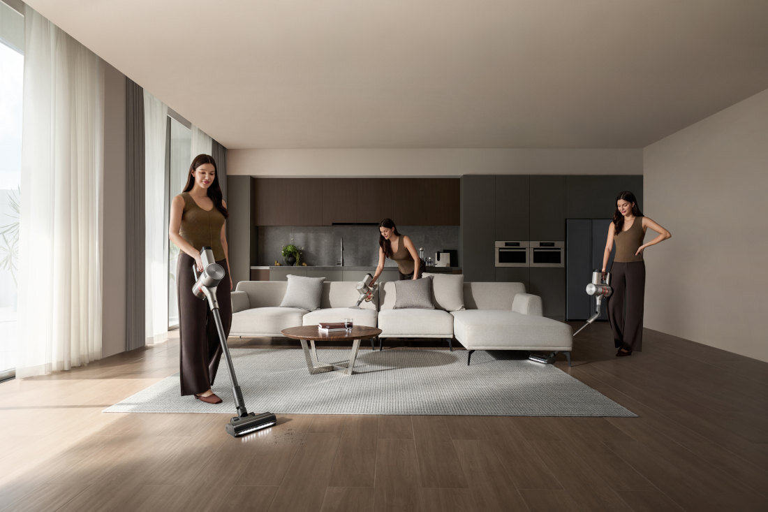 Odkurzacz XIAOMI Vacuum Cleaner G30 Max wygląd design prezentacja wizualizacja Sprzątanie w pełnej wygodzie