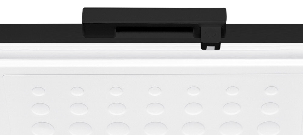 ZAMRAŻARKA SMITH&BROWN SZCF-150-BE3 BLACK Zewnętrzny uchwyt otwieranie zamykanie