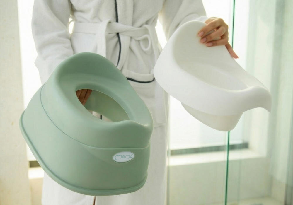 Nocnik MOMI Dito Zielony łatwe czyszczenie Praktyczny, wyjmowany wkład  szybkie opróżnianie i mycie