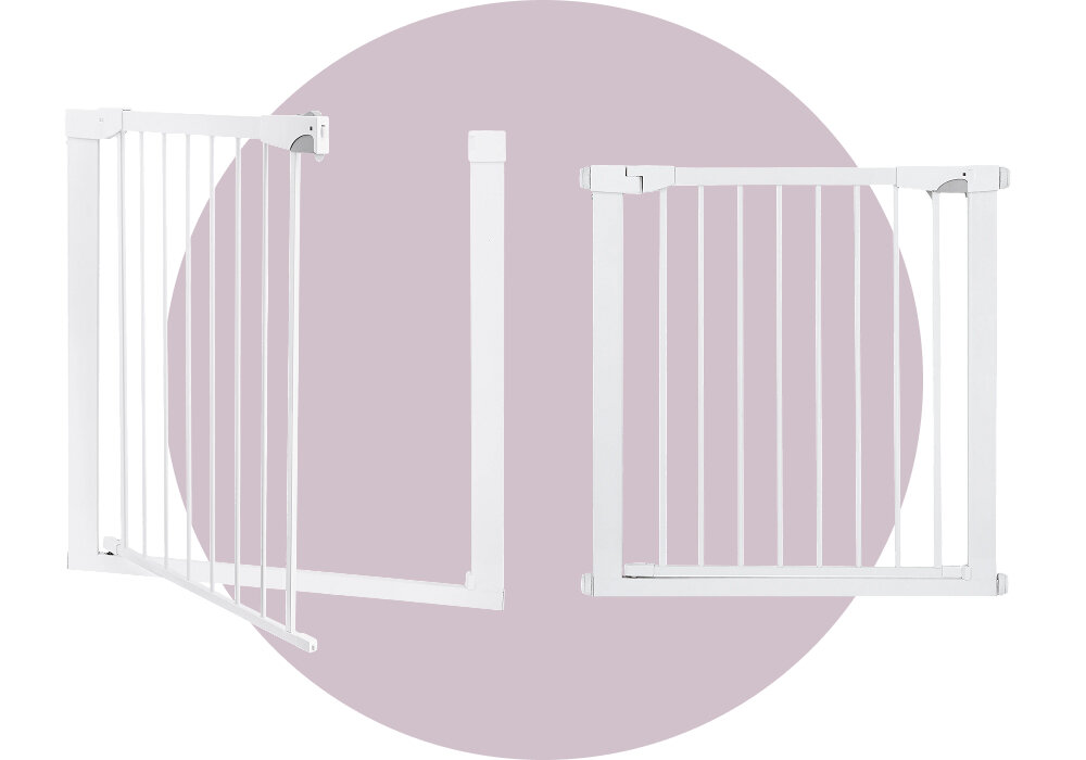 Barierka zabezpieczająca MOMI Paxi Plus AKCE00046 Dwukierunkowe otwieranie w obie strony przy odchyleniu o 90° 