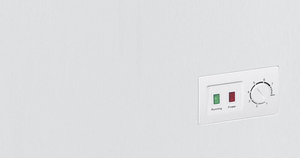 ZAMRAŻARKA BEKO CF200EWN łatwe sterowanie ikony temperatura zmiana