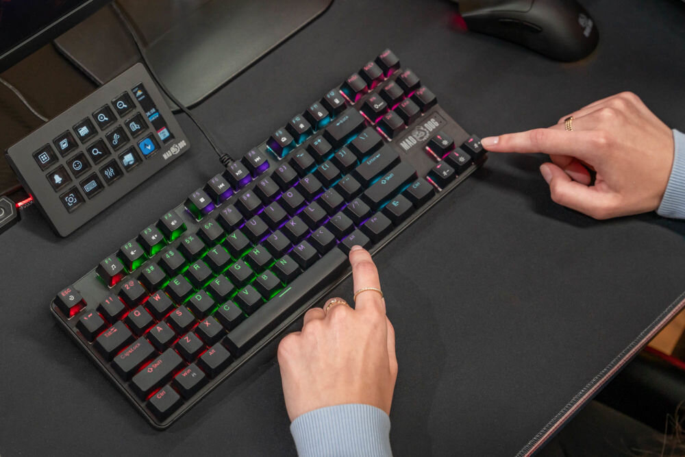 Klawiatura MAD DOG GK510K Outemu Red Czarny  ustawianie comb anti-ghosting zaawansowane comba różne kombinacje