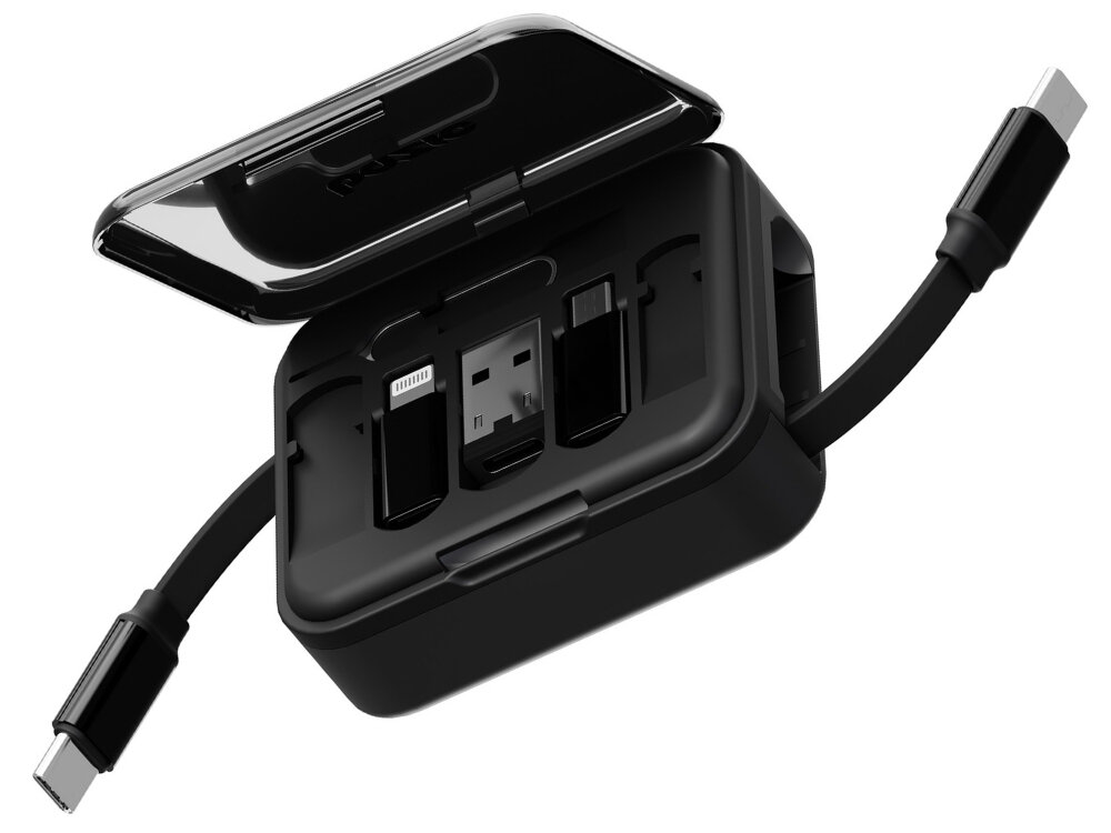 Kabel ENERGEA Bazic GoCharge Loop 5w1
                kabel na białym tle power delivery 60w transfer danych 480 mbps zasilanie tablety laptopy tryby zasilania dopasowują się