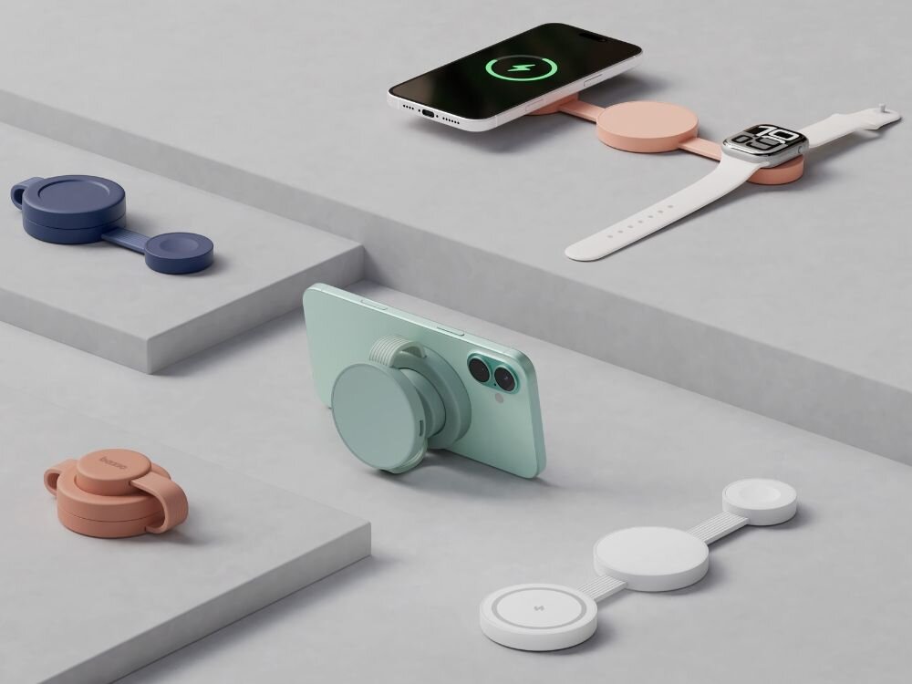 Ładowarka indukcyjna BAZIC GoMag Trio 2 3w1 15W Niebieski
                ładowarki w różnych wersjach kolorystycznych