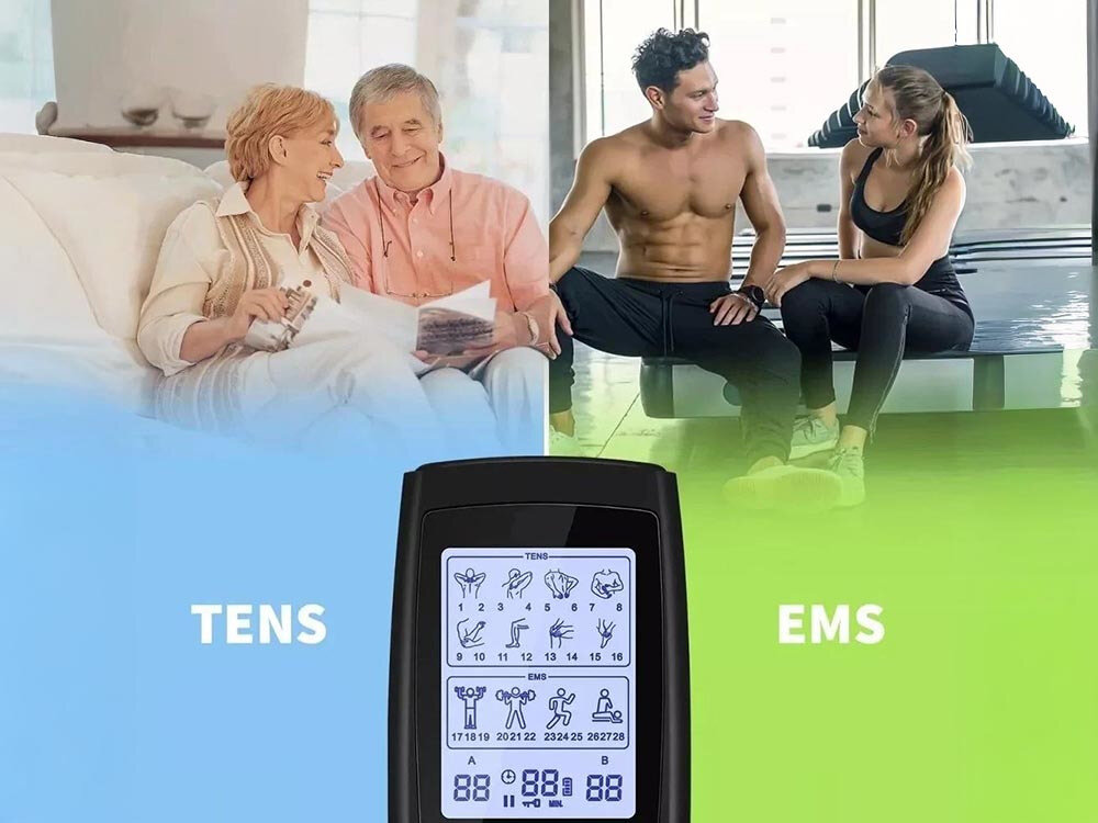 Elektrostymulator EXTRALINK VITAL+ Plus Komfort w codziennym ruchu pomaga zredukować napięcie mięśni i codzienny dyskomfort System TENS i EMS