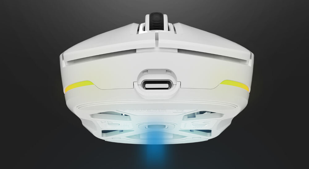 Mysz GENESIS Zircon 660 Pro biały sensor optyczny PAW3395 rozdzielczość do 26000 dpi świetne odwzorowanie ruchu śledzi ruch do 16,51 m/s przyspieszenie do 50G