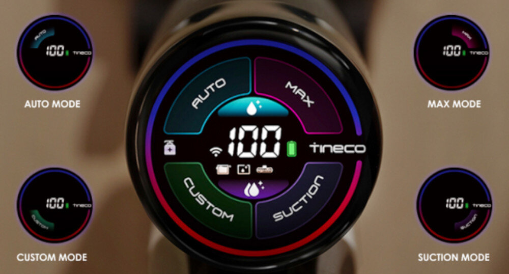 ODKURZACZ TINECO FLOOR ONE S7 FLASHDRY PET Interaktywny ekran LCD informacja asystent