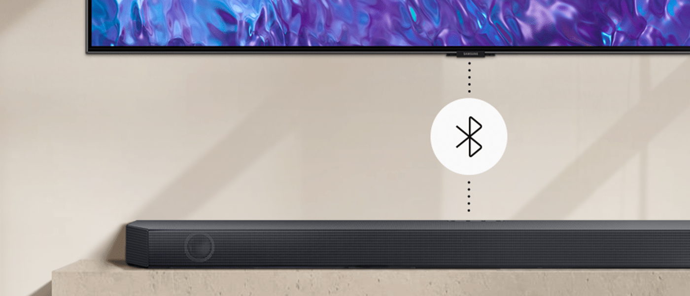 Bezprzewodowo połącz soundbar Samsung HW-Q600C z telewizorem Samsung