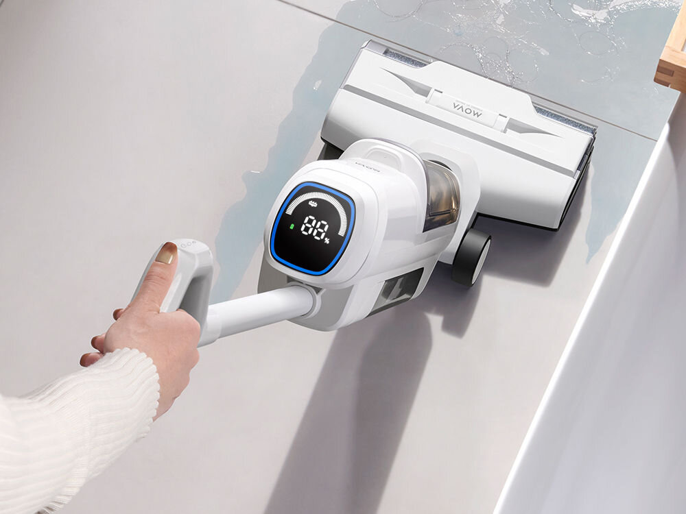 Odkurzacz MOVA K10 wyświetlacz led komunikaty głosowe