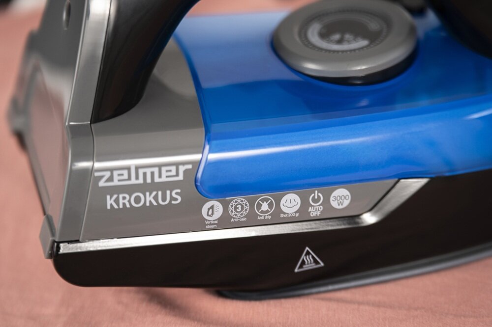 Żelazko ZELMER ZIR3220 Krokus eliminacja osadów wapiennych, intensywne wygładzanie, długotrwała wydajność