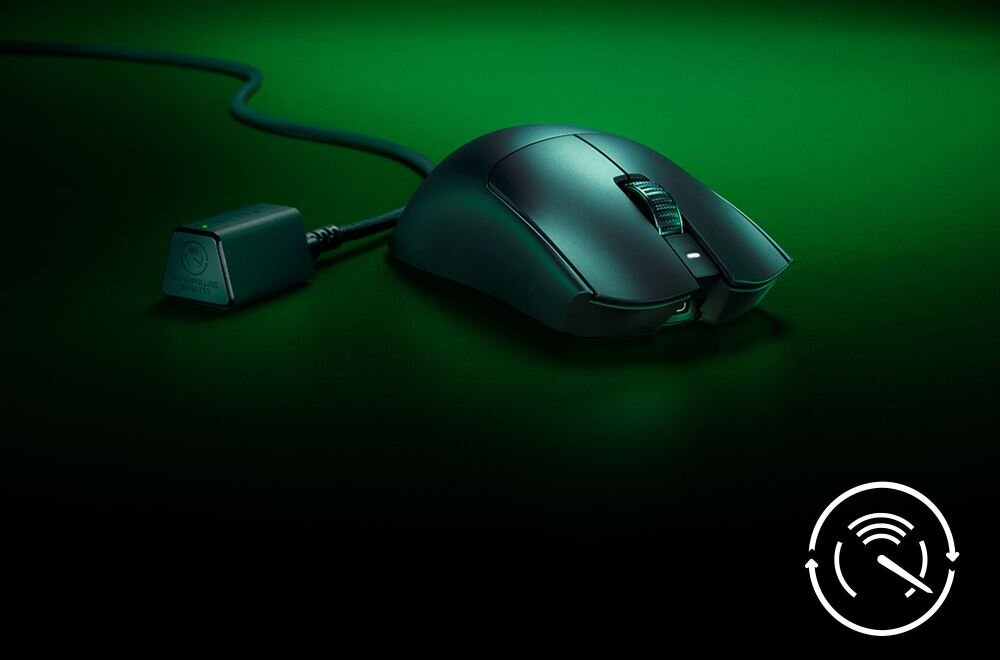 Mysz RAZER Viper V3 Pro hyperpolling opoznienia polaczenie