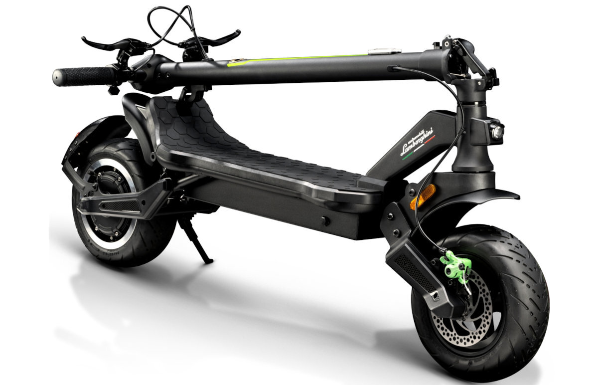 Hulajnoga elektryczna LAMBORGHINI  konstrukcja podest udźwig