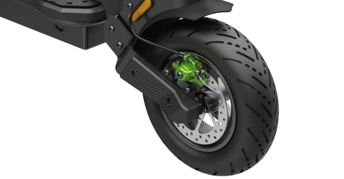 Hulajnoga elektryczna LAMBORGHINI  koła przyczepność