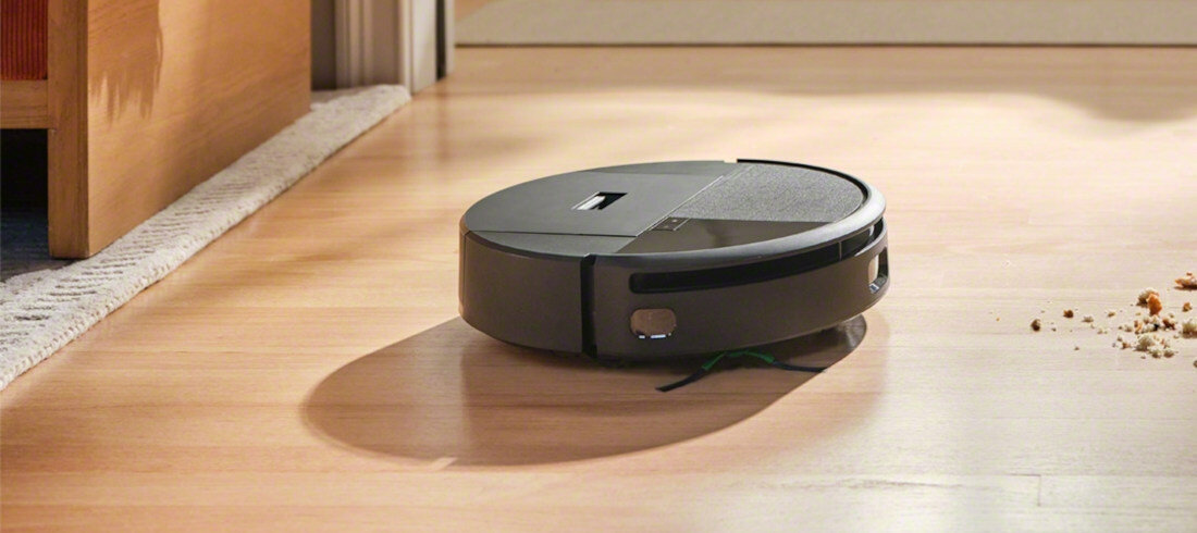 Robot sprzątający IROBOT Roomba Combo 205 Biały Cichy pomocnik w tle poziom hałasu cicha praca czas pracy