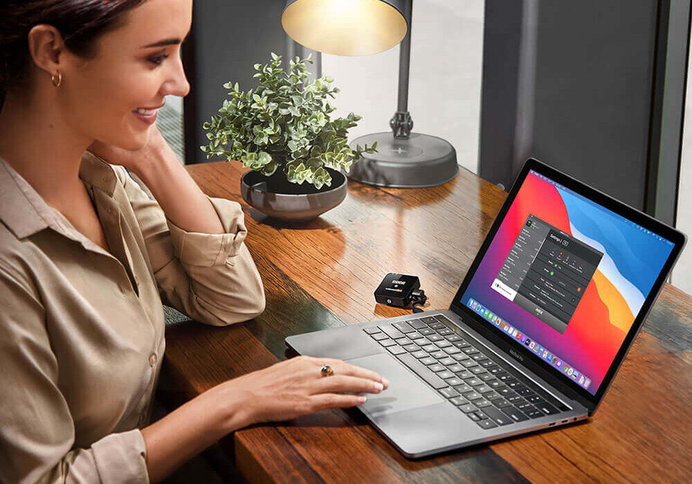 Mikrofon RODE Wireless GO II dedykowana aplikacja