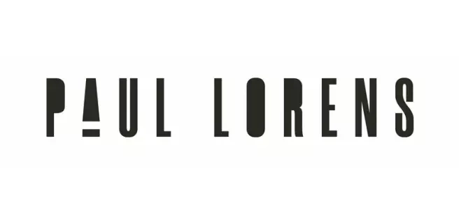 Logo z napisem \'PAUL LORENS\' w czarnym kolorze na białym tle.