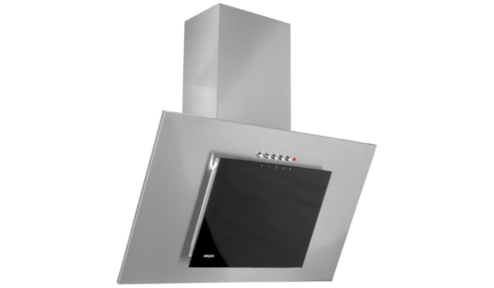 AKPO-WK-4-Nero-Eco-50 okap elegancja pozbycie zapachów funkcjonalność pochłaniacz wyciąg oswietlenie halogenowe sterowanie mechaniczne prędkość praca