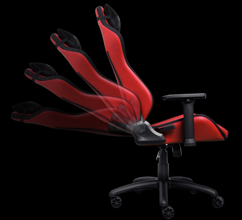 Fotel TRUST GXT 714R Ruya maksymalna wygoda trwałość wznieś się do gwiazd relaks dodatki