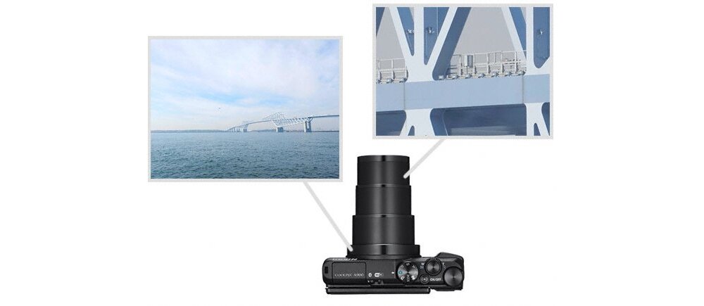 Aparat cyfrowy NIKON Coolpix A900   obiektyw matryca zdjęcia rozdzielczość bateria ekran