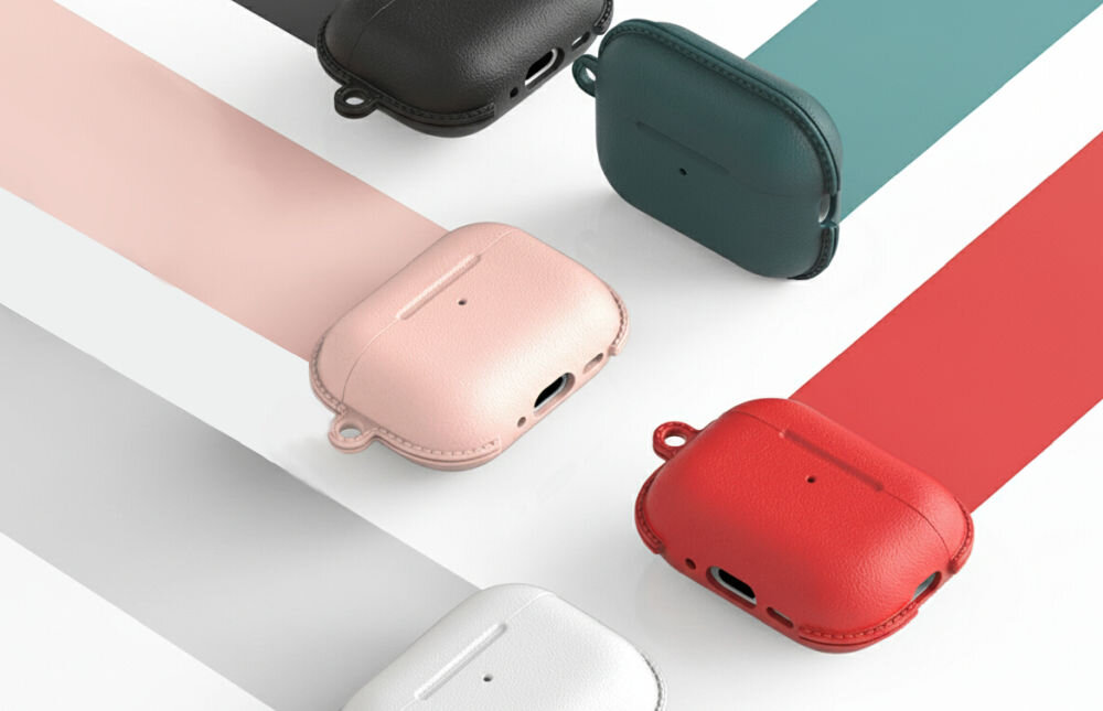 Eleganckie etui do AirPods z luksusowym wzorem